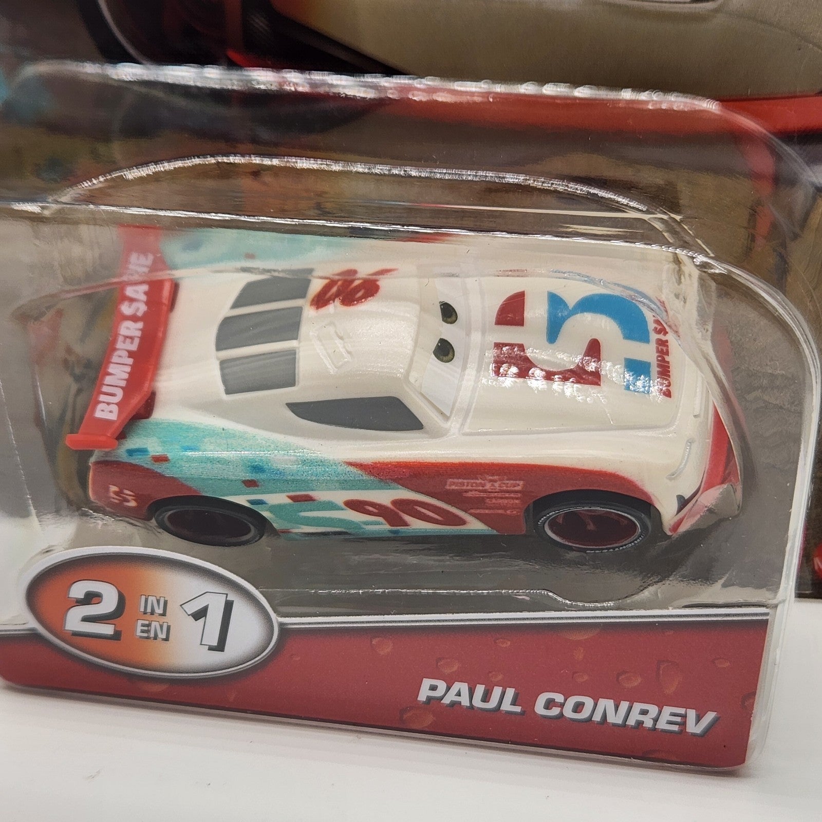 Disney Pixar Cars Color Changers 2 in 1 Toys 1:55 Scale - Paul Conrev Mattel Car1