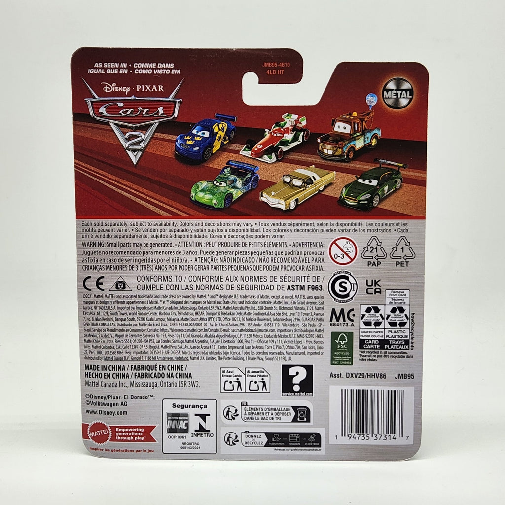 Race Team Fillmore With Headset Disney Pixar Cars 2 JMB95 1:55 Volkswagen2