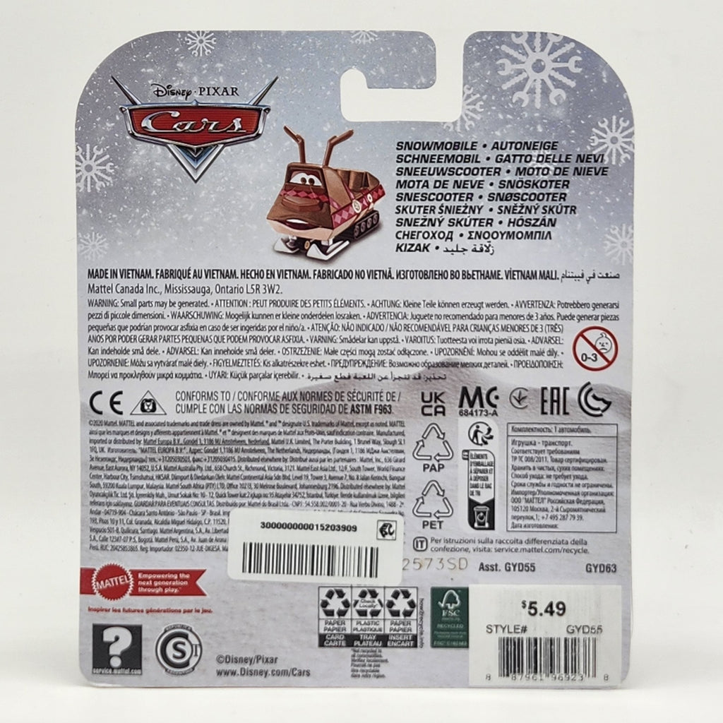 Snowmobile Disney Pixar Cars Holiday Christmas Winter Series Diecast 1:55 2