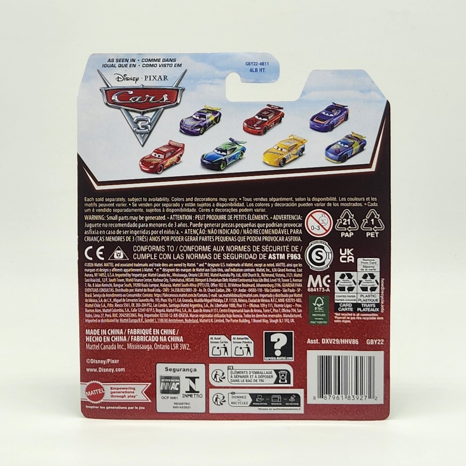 20th Anniversary Disney Pixar Cars Speedy Comet Diecast GBY22 1:55 20262