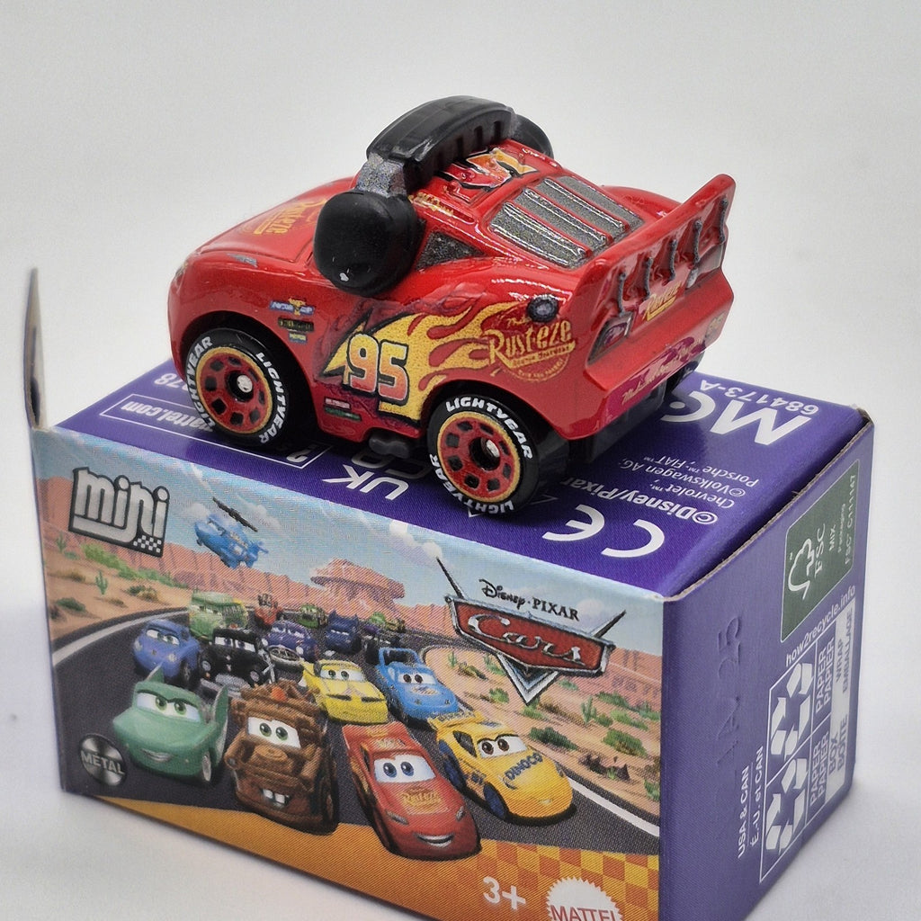 Lightning Mcqueen With Headset 2026 Disney Pixar Cars Mini Racers 1:87 NEW1