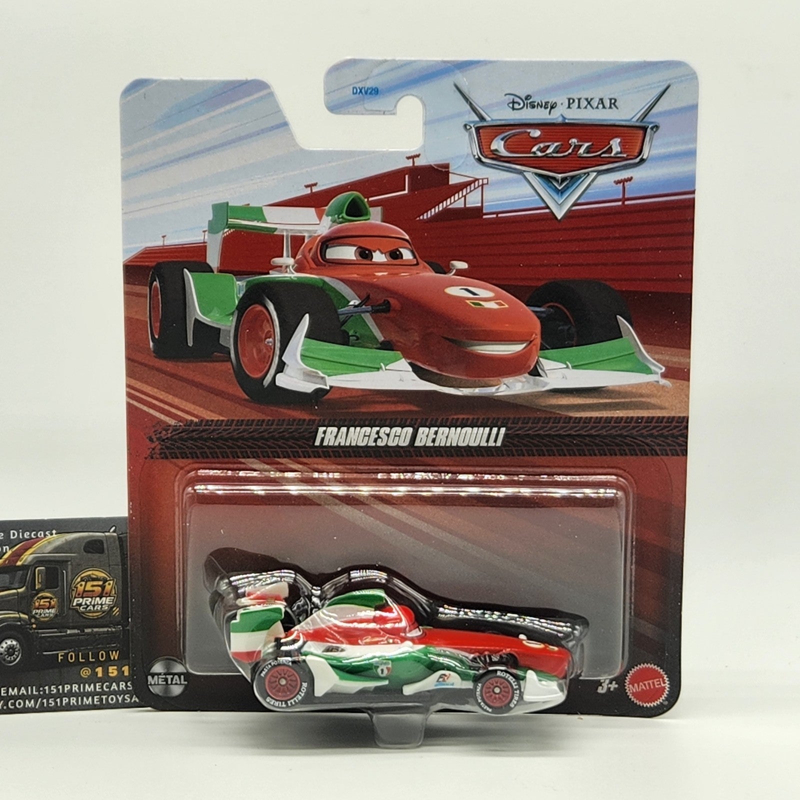 Francesco Bernoulli 2026 Disney Pixar Cars 2 Diecast 1:55 Mattel0