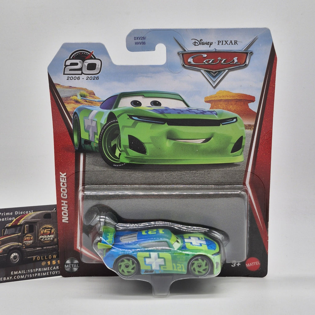 Noah Gocek 2026 Disney Pixar Cars 20th Anniversary 1:55 Diecast Car Mattel 3