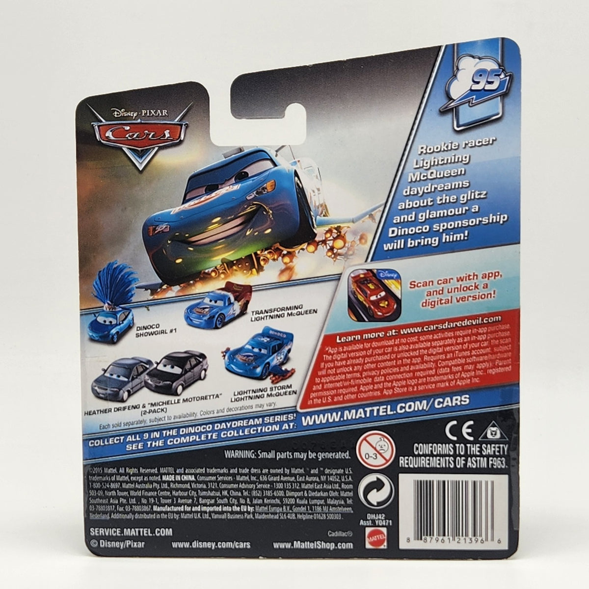 Sedanya Oskanian 2016 Dinoco Daydream Disney Pixar Cars 1:55 Mattel Diecast Toy2