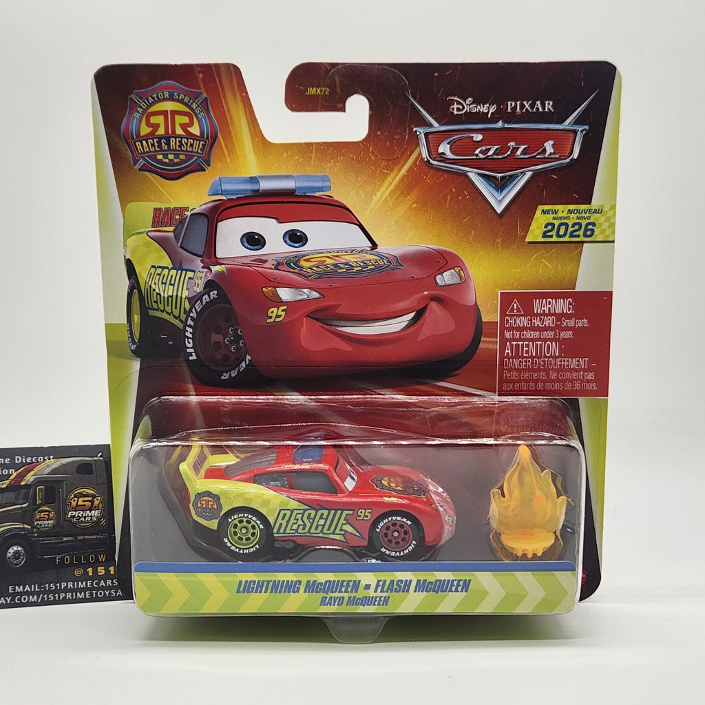 2026 Disney Pixar Cars Radiator Springs Race & Rescue   Lightning McQueen0